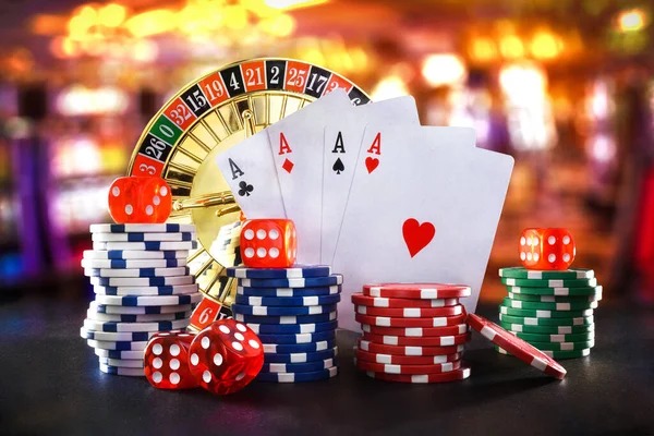 Live-dealer blackjack studio table with multiple camera angles